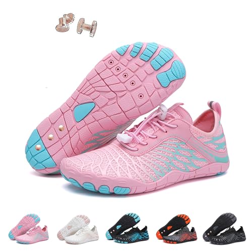 Generic Grounding Shoes with Copper, Women Men Waterproof Trail Running Healthy & Non-Slip Barefoot Shoes, Slip-On Hike Footwear Minimalist Athletic