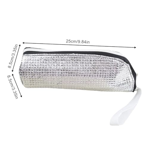 Funda Aislada para Botella de Agua | Funda Aislante Térmica De Aluminio para Botella,Fundas para Recipientes de Bebidas para Deporte Cocina Playa Senderismo Viajes Aire Libre Camping Hogar - imagen 6