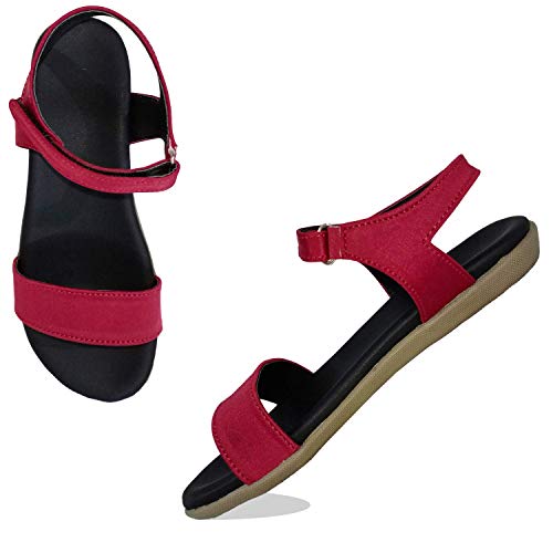 Image of saanvishubh Comfortable Stylish Flat Sandal for Girls and Women