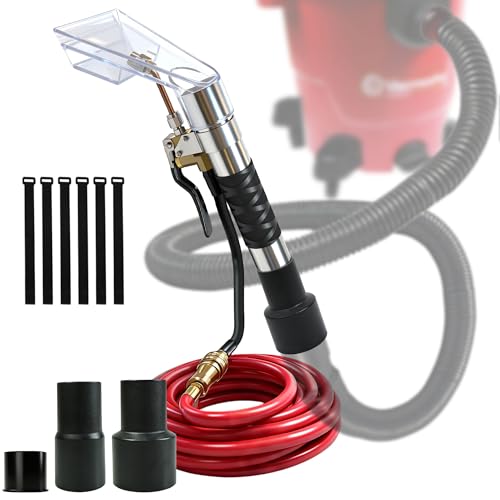 RosyOcean Universal Compatible with Any Brand Shop Vac Extractor Attachment with 2-1/2" & 1-7/8" & 1-1/4" Adapter Auto Detailing Vacuum Head Extraction Accessories for Upholstery & Carpet Cleaning