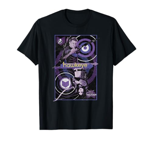 T-shirt Marvel Hawkeye Kate Bishop imprimé haut décontracté col rond
