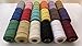 (109 Yards/1.5mm/35 Colors Optional) Macrame Cord Craft Macramé Cotton Baker Twine Craft Making Knitting Cord Rope DIY Wedding Decor Supply Christmas Wrapping String Rope (Black)