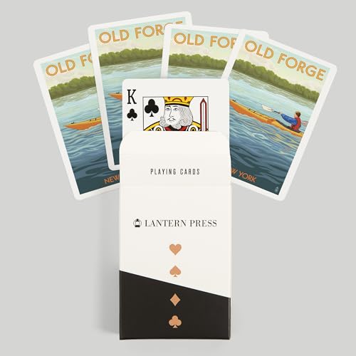 Baraja tamaño póker Old Forge, New York, 52 cartas miniatura 6