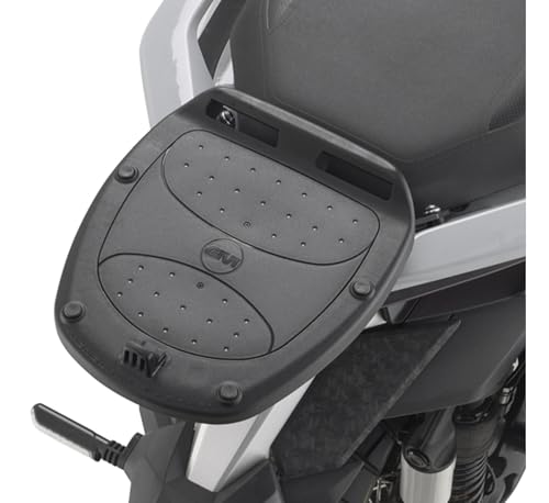 Soporte SR7604 Zontes 368 G 2025 y baúl Givi E46N2 negro de 46 litros Monolock 2