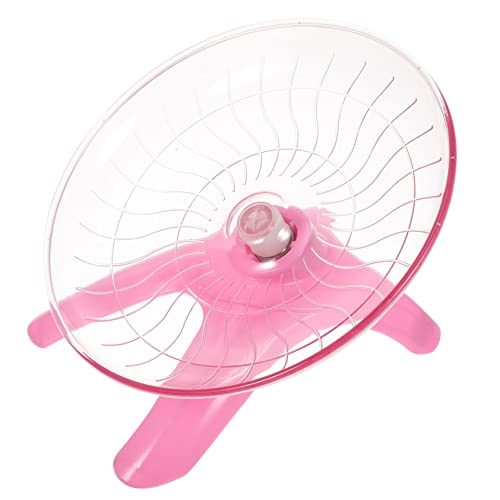 SUPVOX Juguete De Rueda Silenciosa para Hámster y Suministro De Entretenimiento para Mascotas, Plástico, Tamaño Pequeño, para Ejercicio y Diversión Jaulas, Adecuado para Hámster y Pequeños Roedores