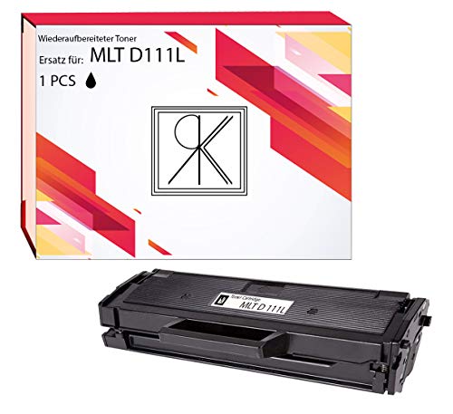 RKK Toner MLT D 111L wiederaufbereitete Tonerkartusche kompatibel für Samsung ML 2020 Serie Laser Drucker Patronen hohe Kapazität 111S 111L Cover