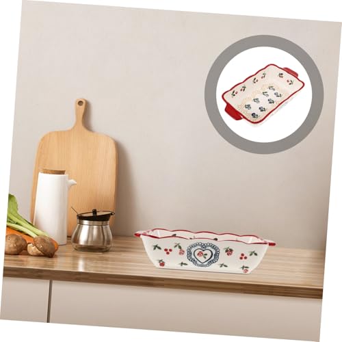 Plat à four en céramique rectangulaire pour vos repas quotidiens - 8