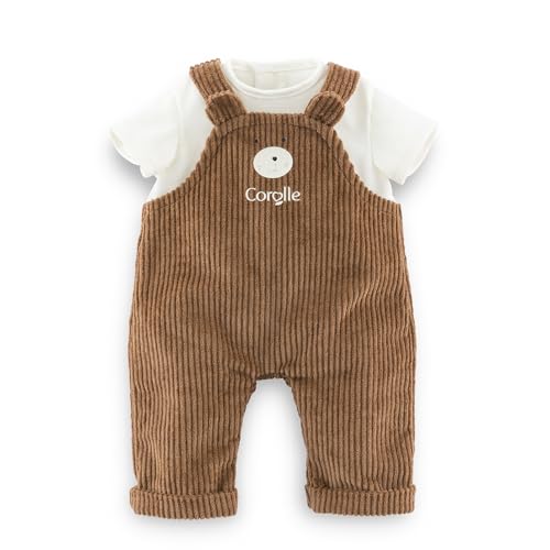 Salopette ours Corolle vêtement poupon 30cm facile à enfiler pour enfant dès 18 mois