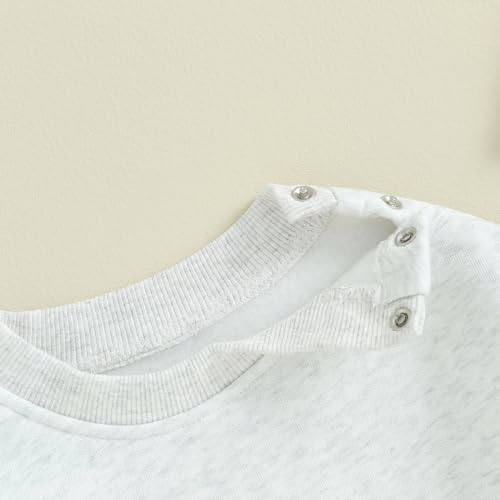 Gueuusu Newborn Warm Sweatshirt Romper Baby Boy Girl Solid Crewneck Long Sleeve Fleece Sweater Bodysuit Thick Winter Clothes4