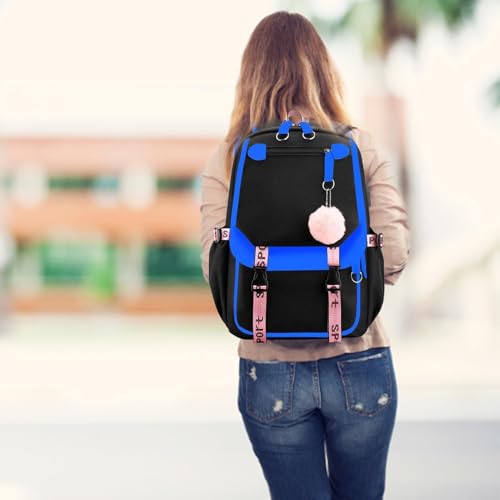 Sac à dos scolaire pour les filles avec compartiments multiples - 2