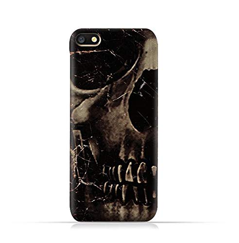 AMCOppo A7 7 TPU Silicone Protective Case with Skull & Piesley Design