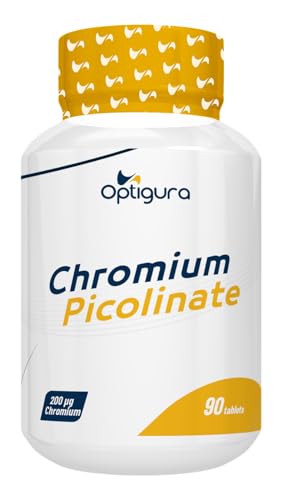 OPTIGURA - Chromium Picolinate - Formule Ultra Dosée en Chrome - 90 Comprimés
