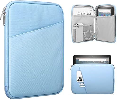 TiMOVO 9-11" Tablet Sleeve for iPad 10.2 2021-2019, iPad 10th Generation 2022, iPad Air 5/4 10.9, iPad Pro 11 2022-2018, Galaxy Tab A8 10.5, Protective Carrying Case with Pocket, Indigo