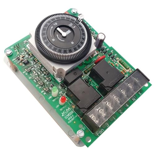 ICM Controls ICM550 Multi-Functional Defrost Timer | Universal Defrost Control Module for Commercial & Residential Refrigeration Systems Adjustable Cycle 15 Min to 23 Hours 120-240V LED Indicators