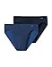 Produktbild Schiesser Herren 2PACK Supermini Slip, blau Gemustert, 7