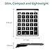 Lekvey Bluetooth Number Pad, 10 Keys Numeric Keypad Portable Wireless Bluetooth Keypad : 28-Key Numpad Extensions for Financial Accounting Data Entry for Laptop Surface Pro Tablets Windows, Silver