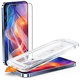 Humixx 2 Pack for iPhone 15 Pro Max Screen Protector 6.7'[Auto Alignment Kit & Bubble free][All Case Friendly] 9H Shatterproof Tempered Glass Film, Scratch & Fingerprint Resistant, HD Clear