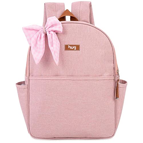 Mochila Maternidade Mescla Hug Rosa Claro