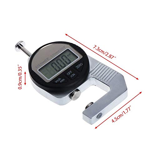 Calibrador digital de espesores 0-12.7mm/0.01mm Herramienta electrónica de medición 0615 miniatura 4