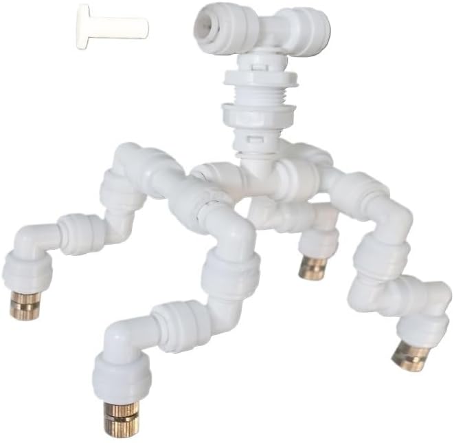 Adjustable Reptiles Fogger Mist Sprinkler For Rainforest Tank Aquarium Aquatic Pet With Slip Lock Nozzles(Type-A)