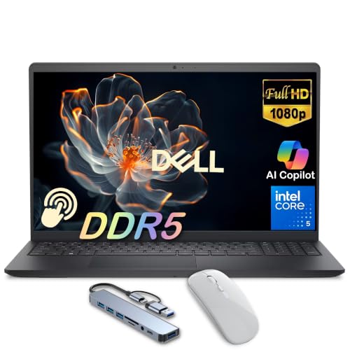 Image of Dell Inspiron 15 FHD Touchscreen Laptop, 13th Intel i5-1334U, Win 11 Home