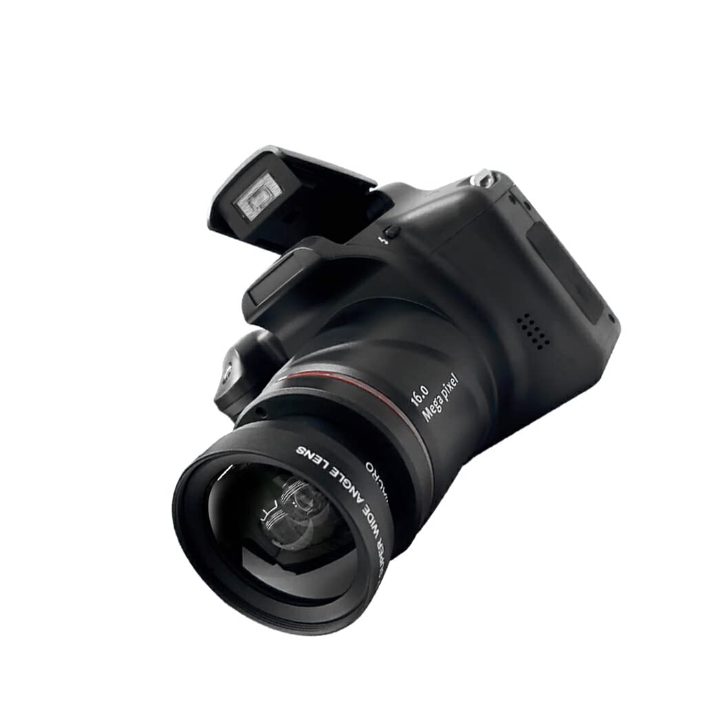 Fotocamera con Display Digitale per Principianti Videocamere Portatili da Viaggio Fotocamere con Obiettivo Rimovibile Fotografia per riprese fotografiche