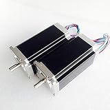  ACT Motor GmbH NEMA23 2pcs 23hs2442j3 112 mm 4.2 a 2.8 Nm Keyway Shaft Diámetro 8 mm 3d printer Carver Machine Robot CNC Machine de equipo de impresión Automation