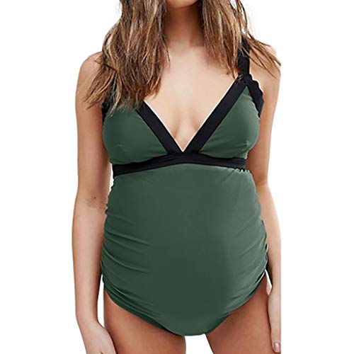 Topgrowth Costumi Premaman Costume da Bagno Donna Intero Bikini Donna Costume Un Pezzo Bikini Mare Piscina Costumi da Bagno Push-Up Beachwear Imbottitura