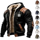 mens winter jacket,zip up hoodies for men sherpa lined hoodie men warm jackets sweatshirt mens fleece jacket men's fashion hoodies & sweatshirts sudaderas para hombre black for man 01 Black M