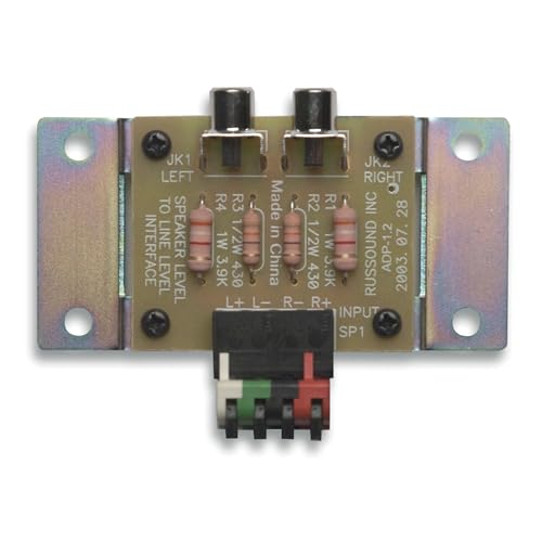 Adaptador de altavoz Russound conector macho a hembra miniatura 1