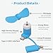 Mini 2-in-1 Cell Phone Fan for iPhone and Android Cellphones with Type C/USB C Port (4 Pack) - Small Personal Portable Pocket Fan Plug in Mobile Phones iPad for Outdoor Travel Commuting (Colorful)