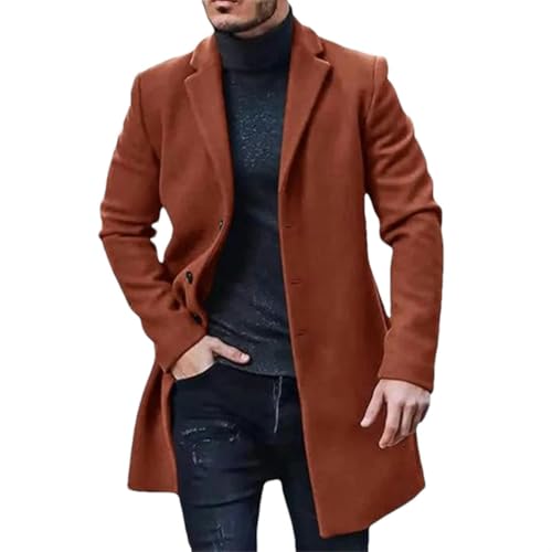 Manteaux à simple boutonnage JXQXHCFS la veste homme contre le froid printanier