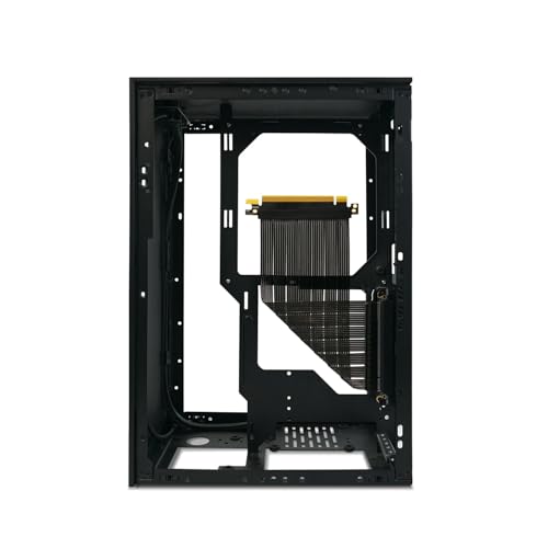 Gabinete para PC SSUPD Meshroom S V2 Mini-ITX (SFF) con cable riser PCIe 5.0 x16 de 200 mm miniatura 1
