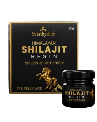 Image of Pure Himalayan Shilajit Resin 20 g | 75% Fulvic Acid Rich | Boost Muscle Growth & Stamina I 100% Ayurvedic