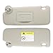 Driver Left Side Sun Visor Replacement Compatible with Chevy Sonic 2012-2019 Spark 2013-2016 Replacement Number P95327509 Colour Gray