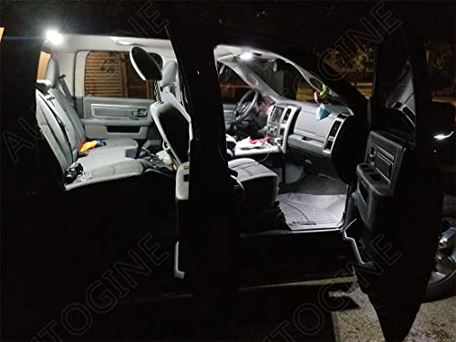 Kit interior de 12 luces LED blancas para Dodge Ram miniatura 4