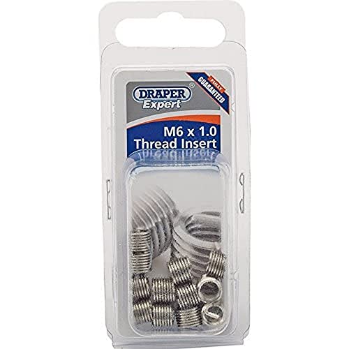 Draper 21706 Expert Metric Thread Insert, Refill Pack, M5 x 0.8", Pack of 12