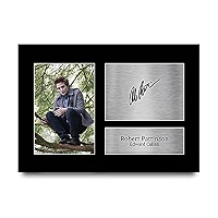 Robert Pattinson Twilight Framed Autograph Picture - Movie Memorabilia Display With Printed Signature (US Letter Size) - View #12