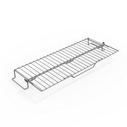 Ninja FlexFlame Expandable Roast & Smoke Rack for PG300, Steel, Holds 15lbs