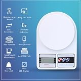 Glun Weight Machine for Kitchen Digital Scale 10Kg with Backlight — view 4