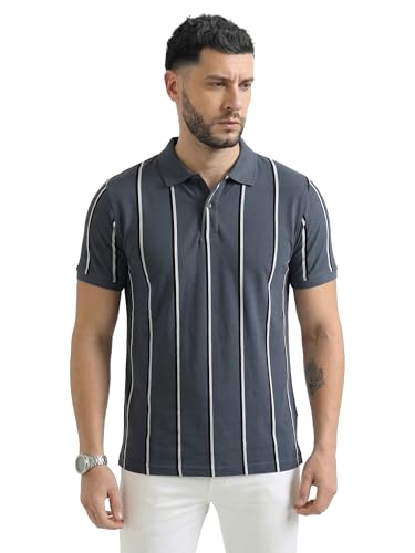 Image of fanideaz Branded Mens Half Sleeve Cotton Striped Polo T-Shirt for Mens || Polo Tshirt for Men || Branded Tshirt for Men
