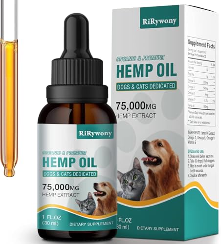 RiRywony Hemp Oil for Dogs Cats