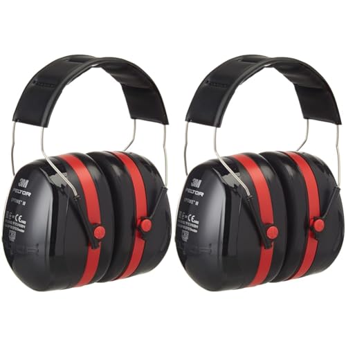 3M H540A-411-SV Peltor - Orejeras de protección, negro, 1 unidad/caja (Paquete de 2)