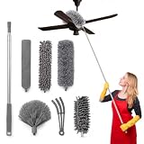 FumyFumy spolverino telescopico, togli ragnatele allungabile Set 7-in-1