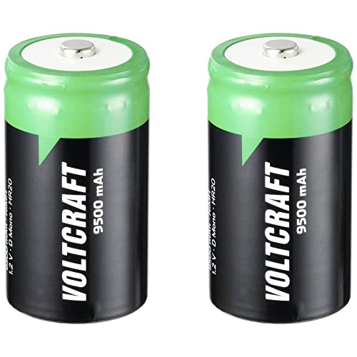 VOLTCRAFT Endurance Mono (D) Batteria NiMH 9500mAh 1.2V 2pcs