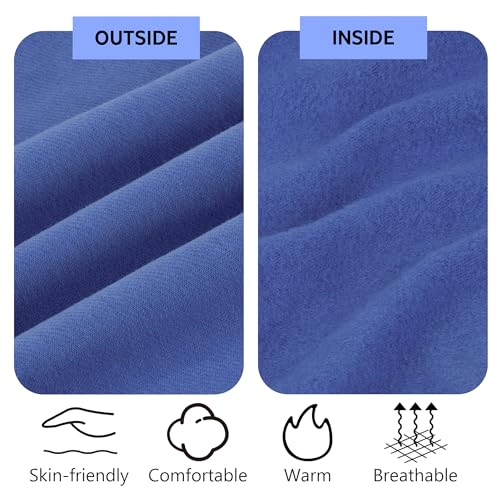 BIG ELEPHANT Boys Crewneck Sweatshirt Youth Fleece Sweatshirts Long Sleeve Basic Pullover Soft Warm Thin Fleece for Kids4