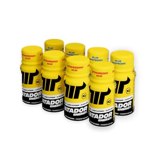 Image of MATADOR Energy Shots - Sampler 8 Pack - Sugar Free Nootropic Natural Caffeine Energy Shot Bottles, B Vitamin Complex (Vitamin B3 & B12), 200 MG of Alpha GPC Enhancing Cognitive Function