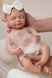 BABESIDE Full Body Silicone Reborn Baby Dolls - 12 Inch (Weight 3 lb) Weighted Full Silicone Realistic-Newborn Baby Doll Real Life Baby Dolls with Complete Accessories & Gift Box