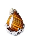 Cantidad: 1 pcs GEEKEN Mujeres Angel Lagrimas Agua Gota Semi-Preciosas Piedras Colgante - Ojo de Amarillo