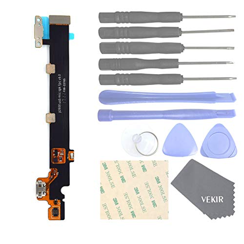 VEKIR USB Charger Port+ Microphone Flex Cable Replacement Compatible with Huawei MediaPad M3 Lite...